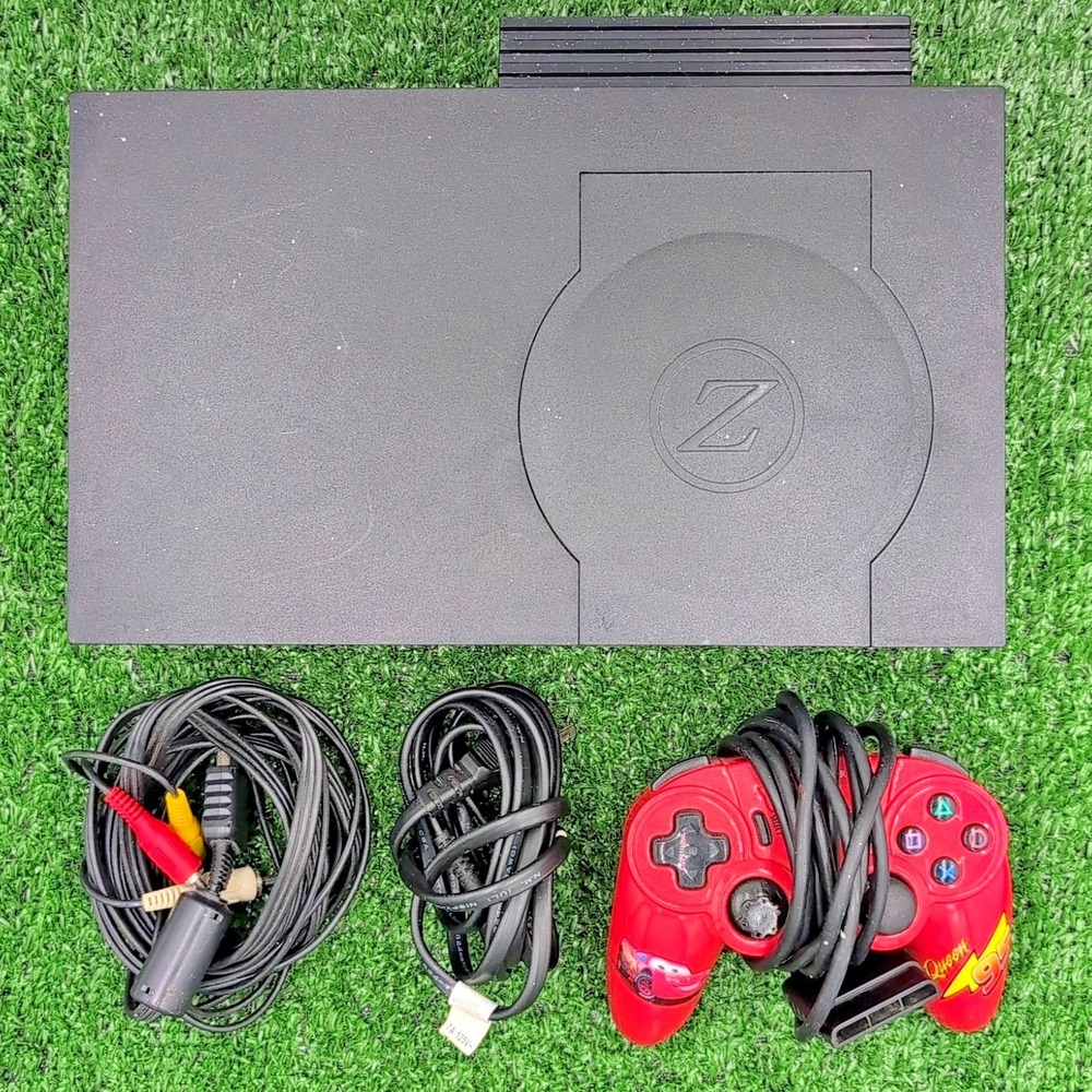 Sony PlayStation 2 PS2 Swap Magic Plus Flip Top Video Game System & Controller